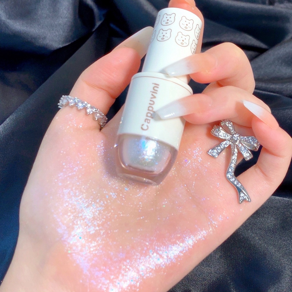 อายแชโดว์ไฮไลท์เลื่อม Glitter Pearlescent Silkworm Mermaid CP53