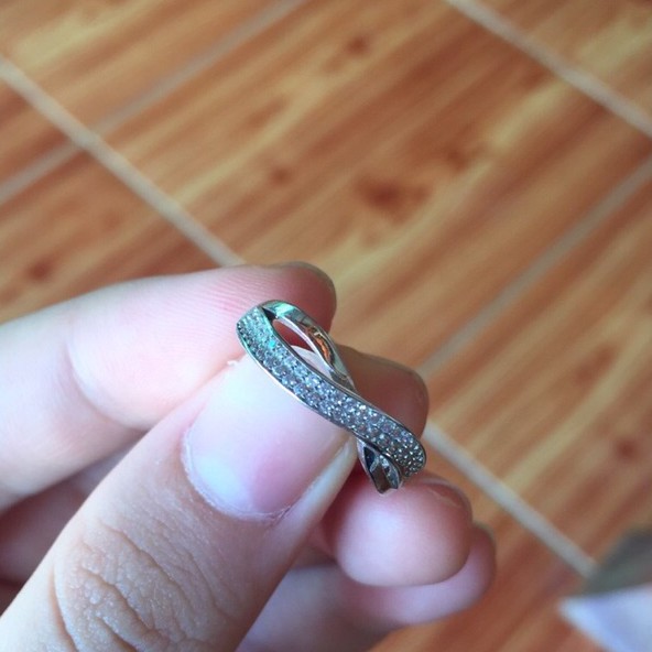 ส่งฟรี!!💎แหวนเพรชแท้cz แบรนด์ Moscowa จากเบลเยี่ยม ไซด์52