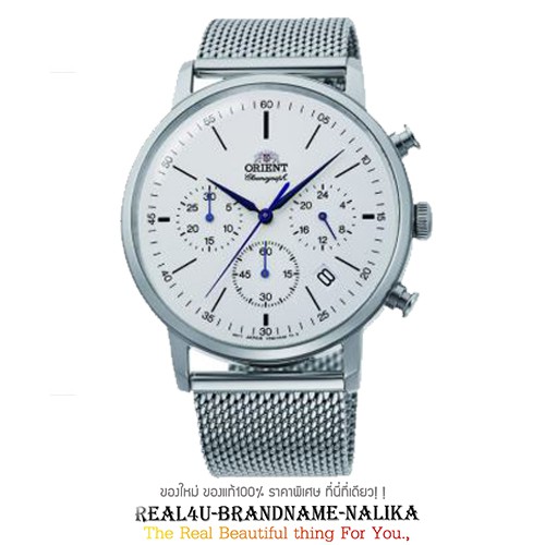 แท้💯% นาฬิกาข้อมือ Orient Classic Quartz สายเหล็ก รุ่น RA-KV0402S