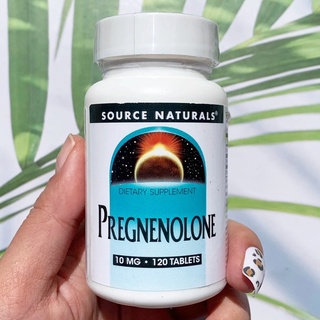 เพรกนิโนโลน Pregnenolone 10 mg 120 Tablets (Source Naturals®)