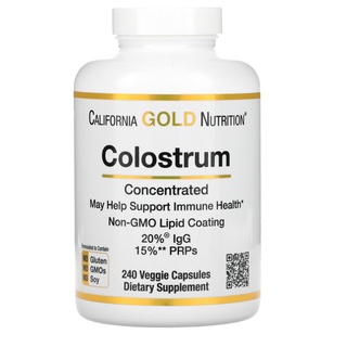 California Gold Nutrition Concentrated Colostrum, 240 Capsules