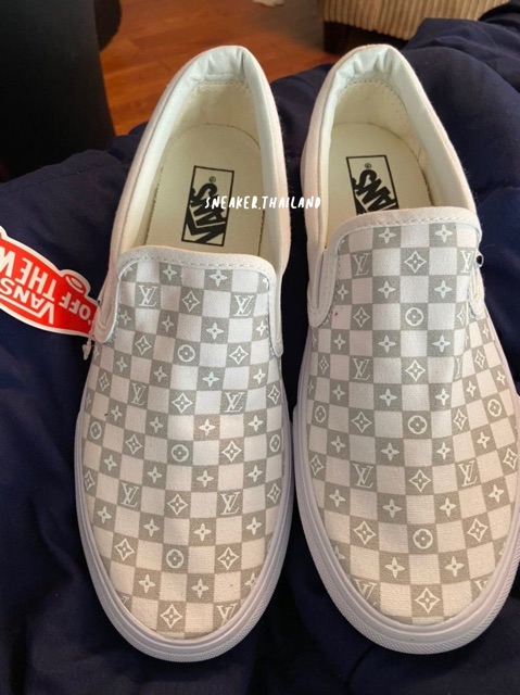 vans slip on louis vuitton monogram