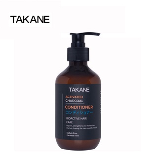 ครีมนวดผม Takane Activated Charcoal Conditioner 300ml  - Detox Shampoo  แชมพูลดผมร่วง แชมพูปราศจากซัลเฟต