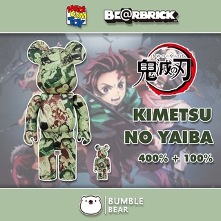 [‼️ของแท้, พร้อมส่ง‼️] 400%+100% Bearbrick Kimetsu no Yaiba