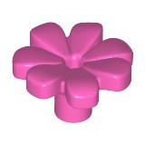 [Plant] ชิ้นส่วนเลโก้ Lego Part Plant Flower with Bar and Small Pin Hole (32606) ราคา/ชิ้น