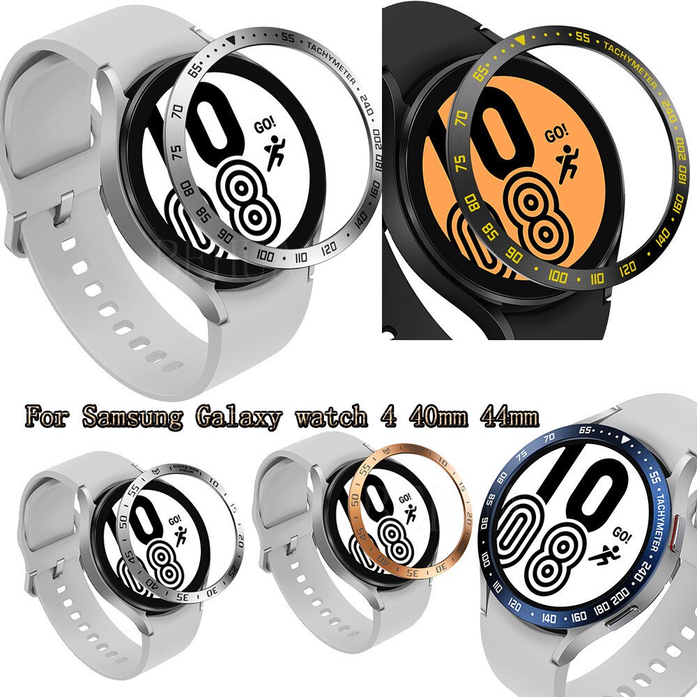 เคสกรอบโลหะสแตนเลสสําหรับ Samsung Galaxy Watch 4 40มม. 44มม.