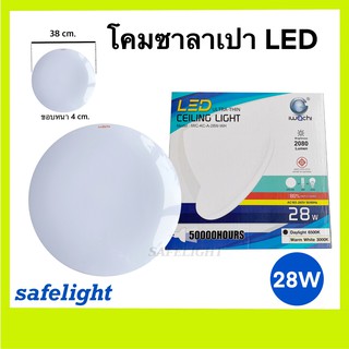 โคมซาลาเปาLED พร้อมหลอดLED ขนาด 28W โคมเพดาน LED เดย์ไลท์ IWACHI