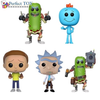 Ps Funko Pop Rick and Morty Mr.Meeseeks ฟิกเกอร์ PVC ของเล่นสะสม พร้อมกล่อง