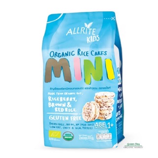 Allrite kids ธัญพืชอบกรอบ ออร์แกนิค สำหรับเด็ก 30กรัม   [สีฟ้า]