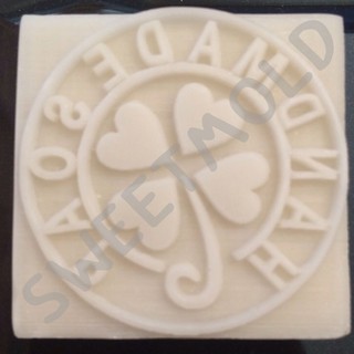 แสตมป์สบู่ รูป ใบโคลเวอร์ Clover NARURAL HANDMADE SOAP รหัสสินค้า: 004270