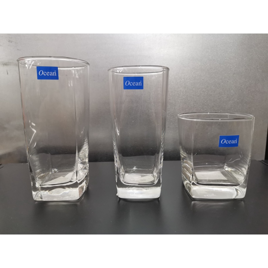 Ocean Plaza Rock 295ml, Plaza Hi Ball 320ml, Plaza Long Drink 405ml / Gelas Jus