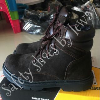 👢รองเท้าเซฟตี้หัวเหล็กหนังกลับ👢 Safety shoes with steel toe