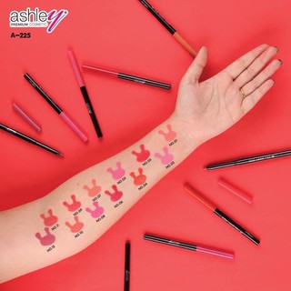 ลิปไลเนอร์เนื้อนุ่ม 12สี A-225 Ashley Kids liner pen ติดทนนานตลอดวัน