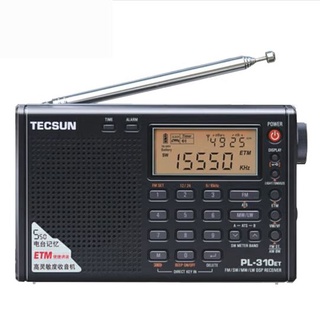 Tecsun PL-310ET FM/SW/MW/LW ตัวรับสัญญาณวิทยุสเตอริโอ DSP แบบเต็มแบนด์