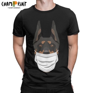 เสื้อยืดผ้าฝ้าย แขนสั้น พิมพ์ลายกราฟฟิค Doberman กราฟฟิค สัตว์เลี้ยง สุนัขน่ารัก ตลก สําหรับผู้ชายS-5XL