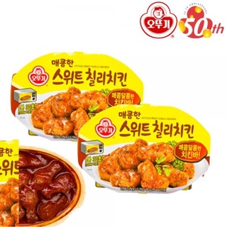 พร้อมส่ง 매콤한 스위트 칠리치킨 ไก่ทอดคลุกซอสเผ็ดหวาน Ottogi Sweet Spicy Chicken 180g