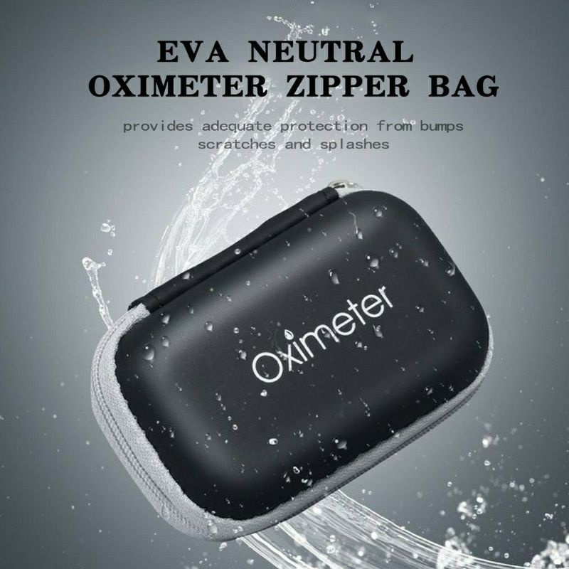 ลดราคา‼(เฉพาะเคส)กระเป๋า Oximeter case วัสดุ EVA ใส่เครื่องวัดออกซิเจนในเลือดบริเวณปลายนิ้ว Fingertip Pulse Oximeter