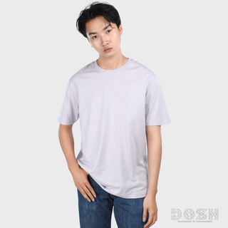 DOSH BASIC-T SHIRTS เสื้อยืด คอกลม แขนสั้น สีม่วง FUMT5000-LV