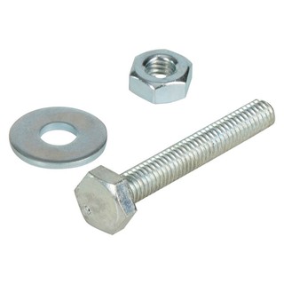 น็อตหกเหลี่ยมกิโล BY TORA 3/8 นิ้วX2-1/2 นิ้ว HEX BOLT SET BY TORA 3/8"X2-1/2"