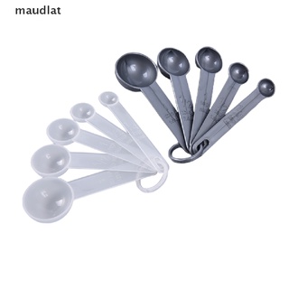 Maud ชุดช้อนตวง พร้อมสเกล สําหรับทําเบเกอรี่ เค้ก 5 ชิ้น ต่อชุด