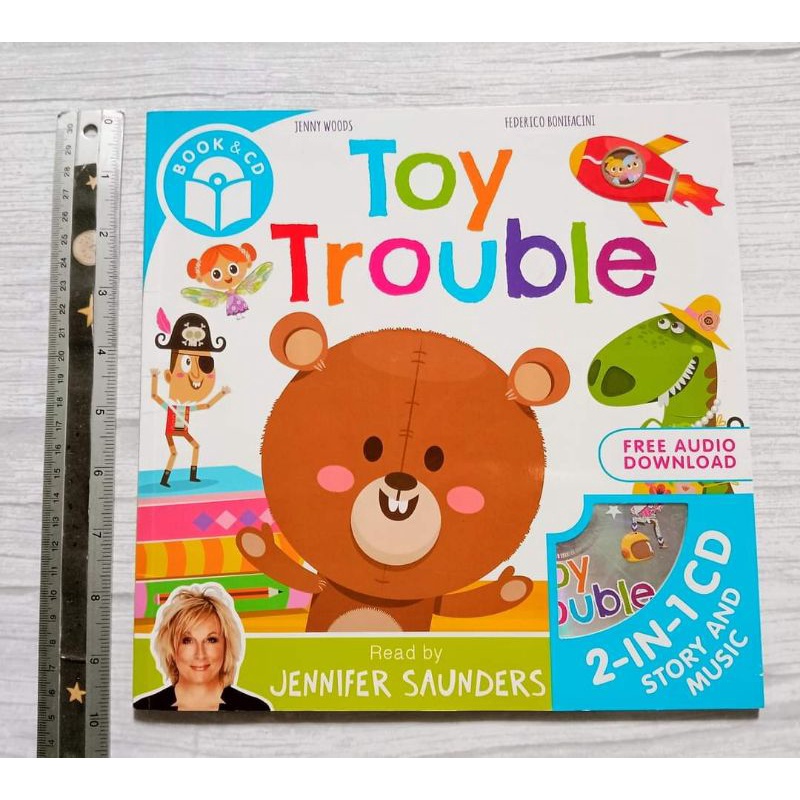 นิทานภาพ นิทานพร้อม cd Toy Trouble ~ Igloo Book &amp; CD Read By Jennifer Saunders