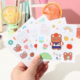 🌈สติ๊กเกอร์น่ารัก สติ๊กเกอร์ตกแต่ง ลายน่ารัก  ไดคัทDIY พร้อมส่ง!!STICKER ✨