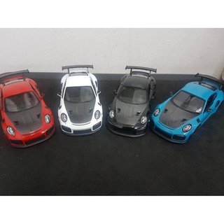 โมเดลรถยนต์2010 911 GT2 RS  ทำจากเหล็ก สัดส่วน 1:36 ประตู- เปิดได้เหมือนจริง ล้อฟรีสามารถสไลด์วิ่งได้เหมือนจริง KT5408