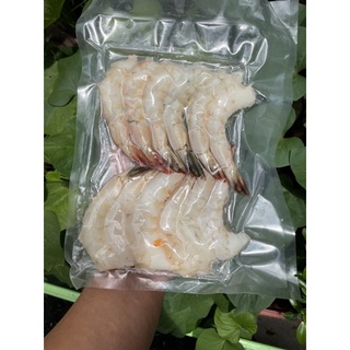 (พร้อมส่ง)กุ้งแชบ๊วยทะเลแกะเปลือกไว้หางพาหลัง