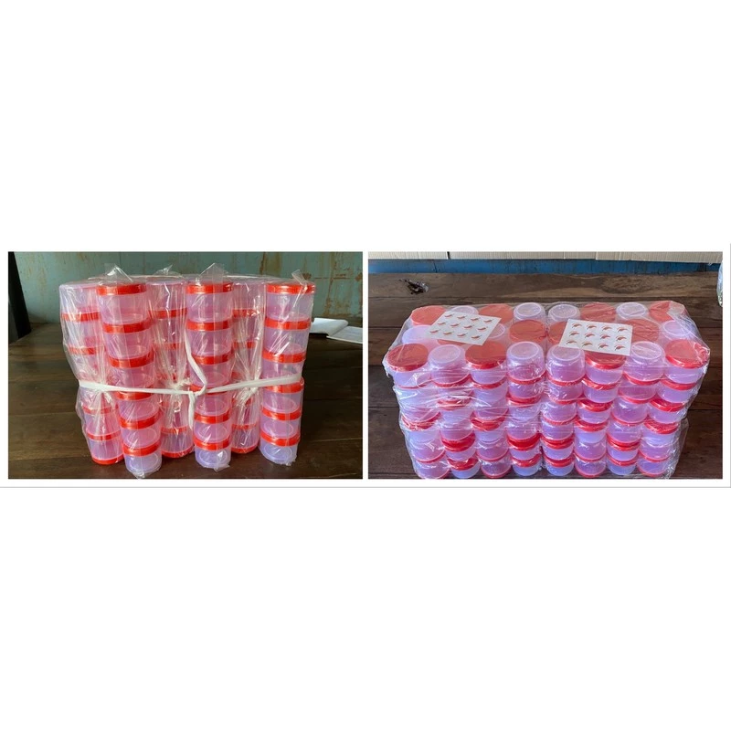 กระปุกฝาแดง กระป๋องฝาแดง กระปุกแจ่วบ่อง (144ชิ้น)