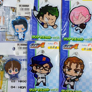 มีหลายรุ่น JAPAN ACE OF DIAMOND FURYU ACRYLIC RUBBER STRAP Anime มิยูกิ คริส เอย์จุน ซาวามูระ อนิเมะ เอจ ออฟ ไดมอนด์ เอส