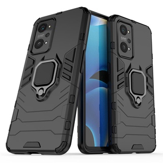 เคส Realme GT Neo 3T ฮาร์ดเคสกันกระแทกเคสโทรศัพท์ Hybrid Armor Shockproof Ring Case Realme GT Neo3T Cover Stand