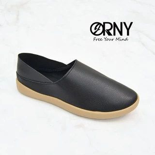 ✨ OY950 ORNY(ออร์นี่) ® รองเท้าหนังนิ่ม เหยียบส้นได้ รองเท้าส้นแบน