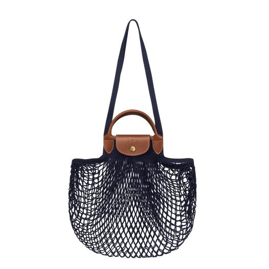 (ลด20%โค้ด88KYYX)Longchamp Le Pliage Filet Blush Ecru ,Noir, Navy, Red พร้อมส่งลองชอมตาข่ายแท้ จาก P