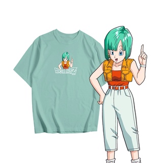 เสื้อยืดใหม่ 2022🟠เสื้อยืดดราก้อนบอล DragonBallZ🐉Charactor-Bluma : บลูม่าL XL  XXL 3XL