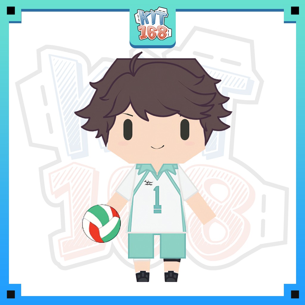 กระดาษอนิเมะ รุ่น Chibi Oikawa Tooru ver 2 - ไฮคิว!!