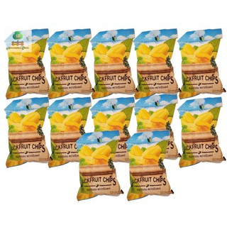 กรีนเดย์ ขนุนกรอบ 18 กรัม 12 ถุง Jackfruit Chips 18 grams 12 sachets