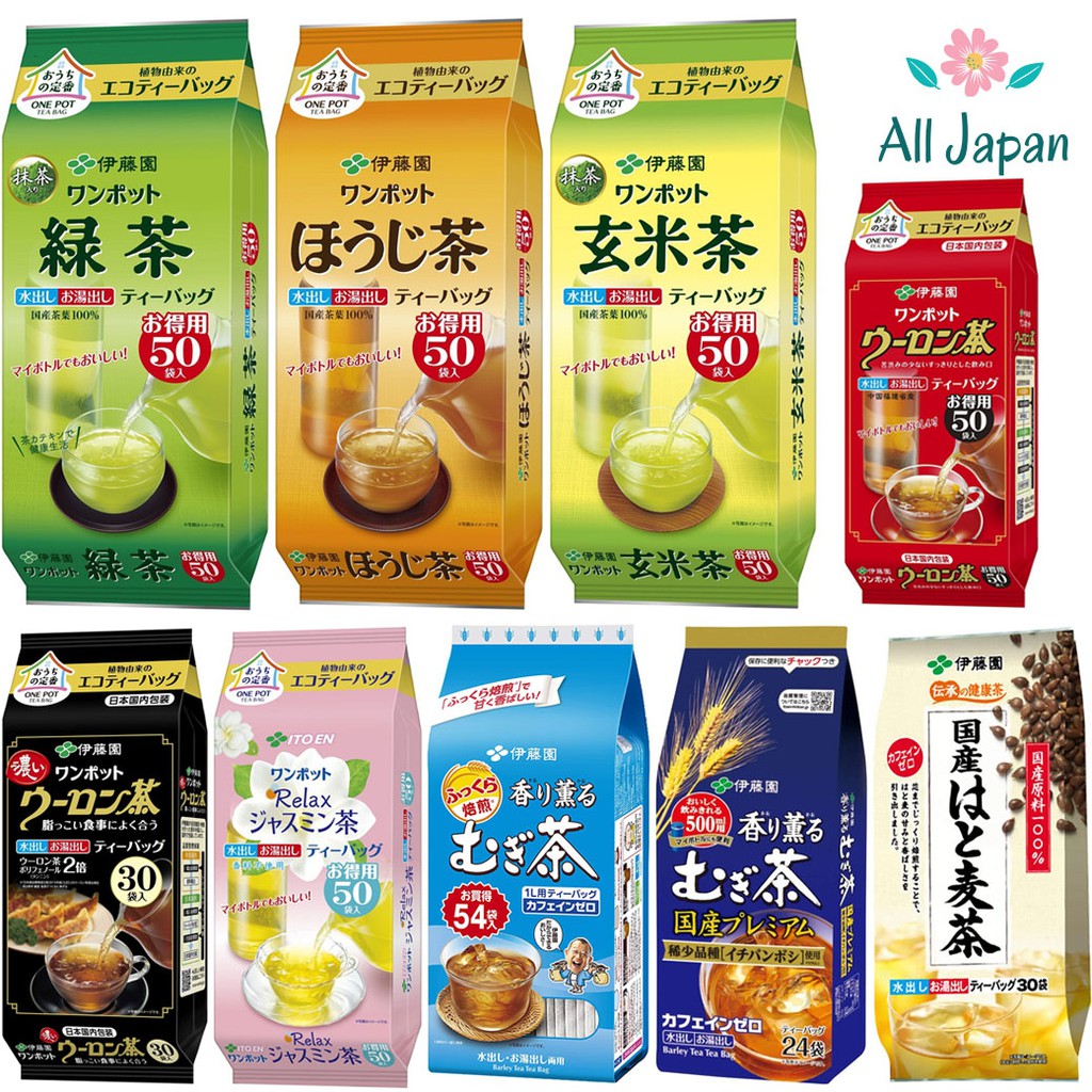 🌸ITOEN One Pot eco tea bag Matcha Green Tea ชาเขียวญี่ปุ่น แพคใหญ่สุดคุ้ม
