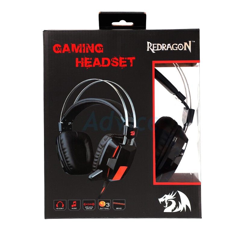 HEADSET (2.1) REDRAGON H201 Lagopusmutus (Black)