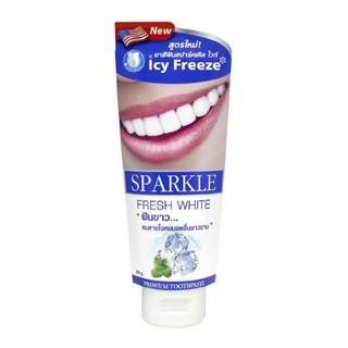 ยาสีฟัน ฟันขาว สปาร์เคิล ไวท์ SPARKLE WHITE FRESH WHITE TOOTHPASTE