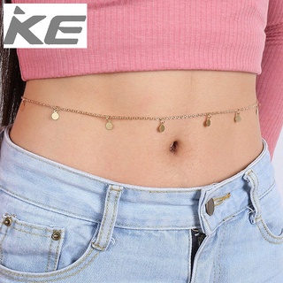 Trendy items Alloy disc single-waist chain Geometric simple waist chain for girls for women lo