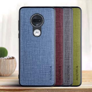 เคสหนัง pu แบบถักสําหรับ motorola moto g5s g5 s g6 g 7 plus g8 play