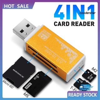 *SXDN* อะแดปเตอร์การ์ดรีดเดอร์ USB 2.0 Micro-SD TF CT MS SDHC MMC อเนกประสงค์