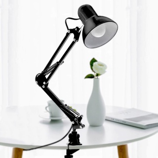 โคมไฟหนีบโต๊ะ ปรับระดับได้รอบทิศทาง Table Reading lamp ปรับระดับได้รอบทิศทาง Adjustable with clip E27 MAX 60w TJF