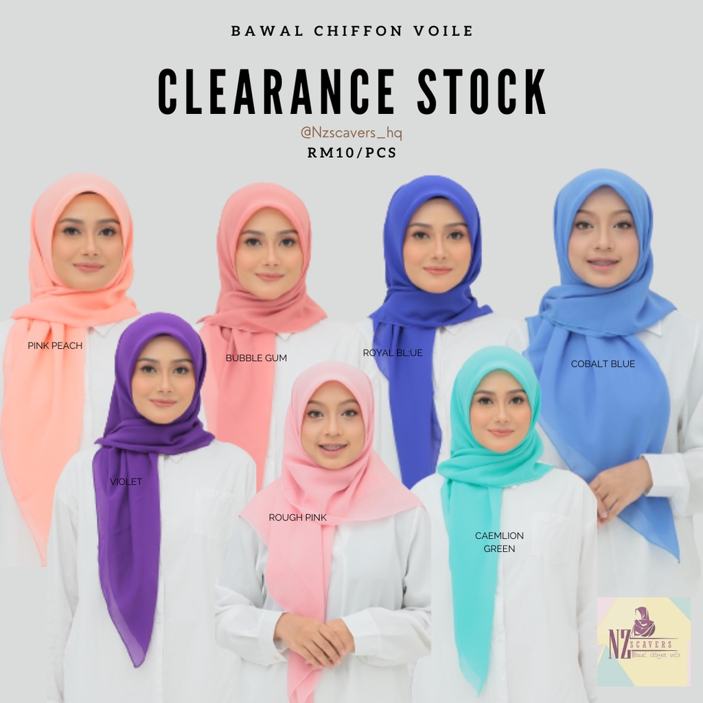 Bawal Chiffon Voile Premium | CHIFON Double Hicon| โดย Nzscavers