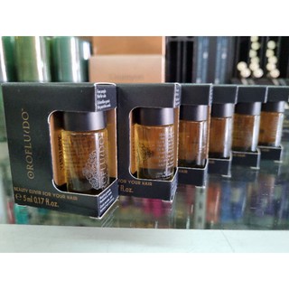 Orofluido Elixir Argan Oil 5ml x 6 น้ำมันอาแกนออยบำรุงเส้นผมให้นุ่มลื่น ขนาดเล็กสำหรับพกพา