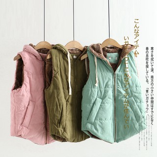 เสื้อกันหนาว กั้กบุขนสี สีพาสเทล พร้อมฮู้ด น่ารักๆงานสวยจ้า