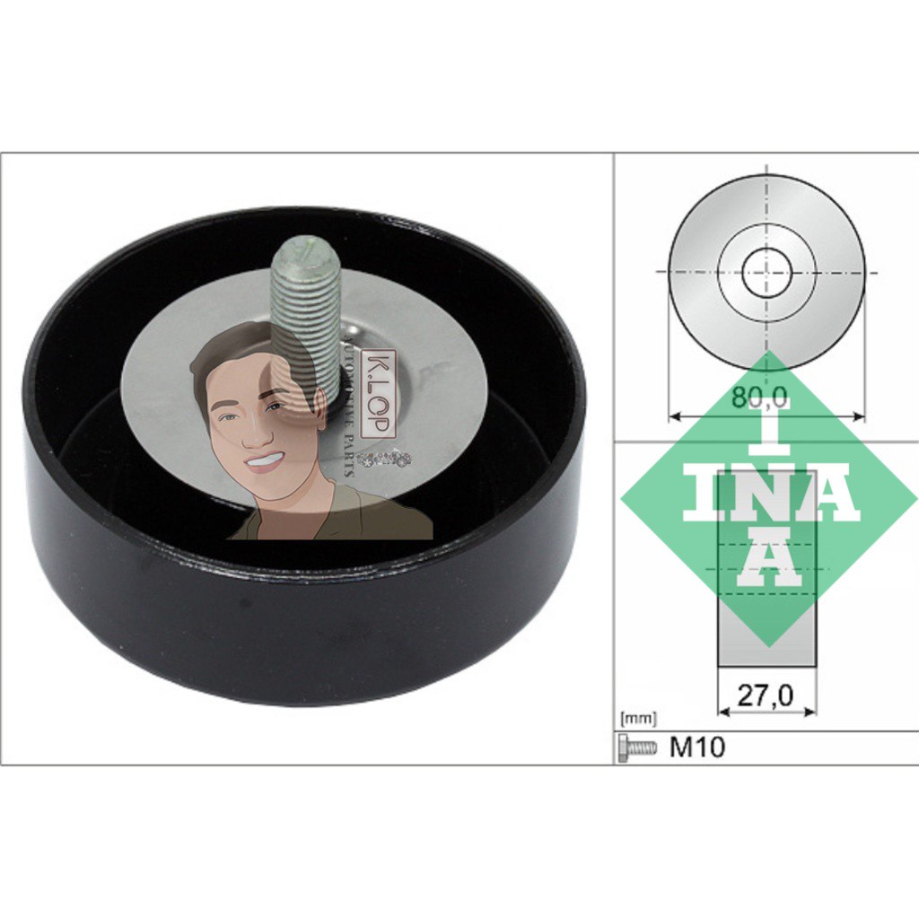 ลูกรอก (INA) : ลูกรอก 80มม. D4HB Grand Carnival 2.2CRDi, D4HA Tucson 2.0CRDi ปี 12, Sportage