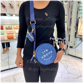 LYN กระเป๋าสะพายข้าง LYN รุ่น Miley Round Crossbody Bag :  LL22FBF189 แท้จากชอป พร้อมอุปกรณ์