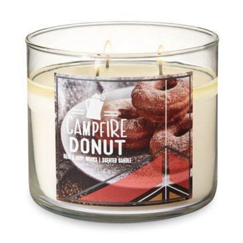 [Used สภาพ 90%] Bath and Body Work Scent Candle - Campfire Donut