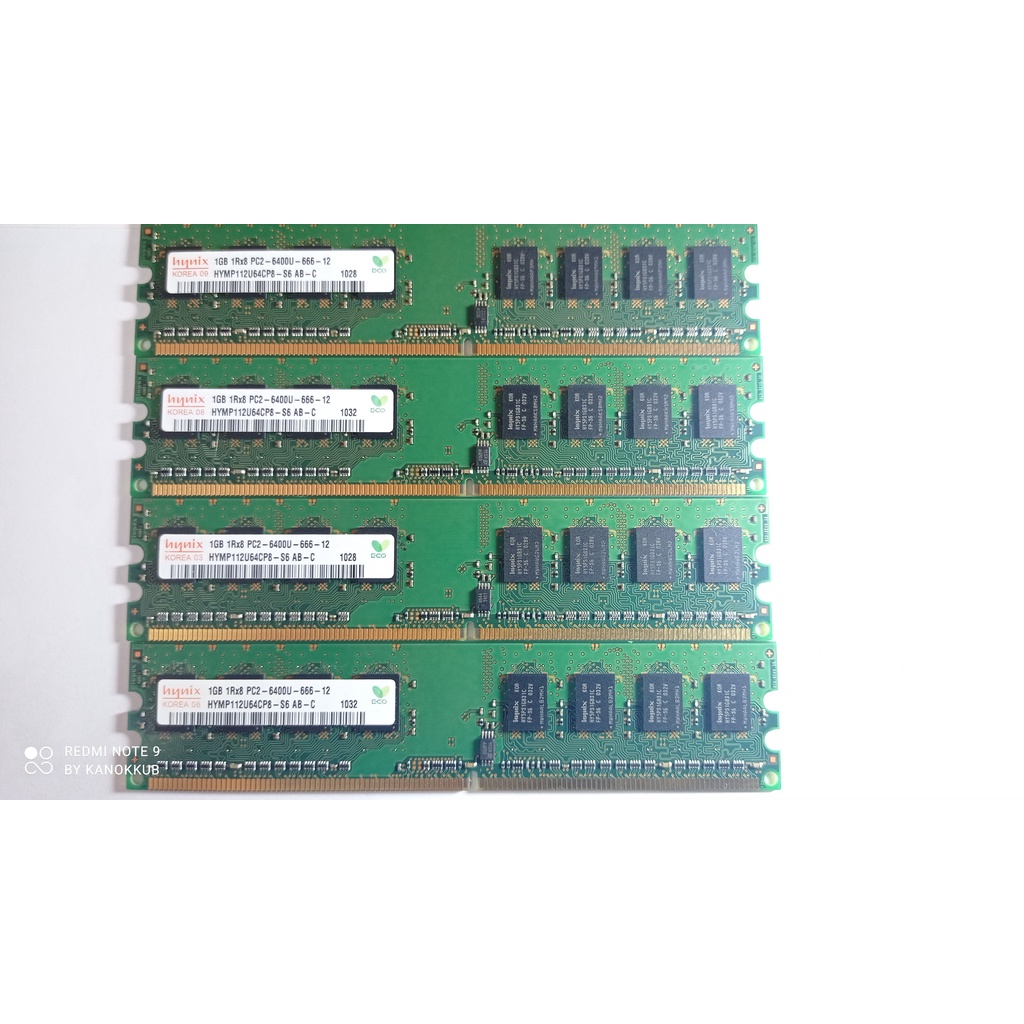 RAM PC DDR2 1GB 6400U ขายเหมา4ตัว มือสอง
